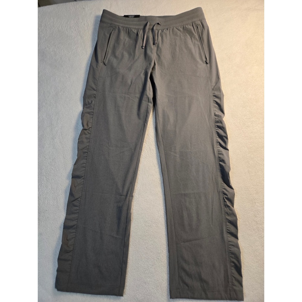 Kuhl Kurve Gray Hiking Pants Womens Small Short Straight Leg Zipper Pockets NWT